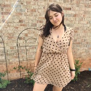Cute polka dot dress!